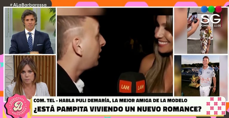 La mejor amiga de Pampita pasó un incómodo momento en vivo y la nota terminó abruptamente