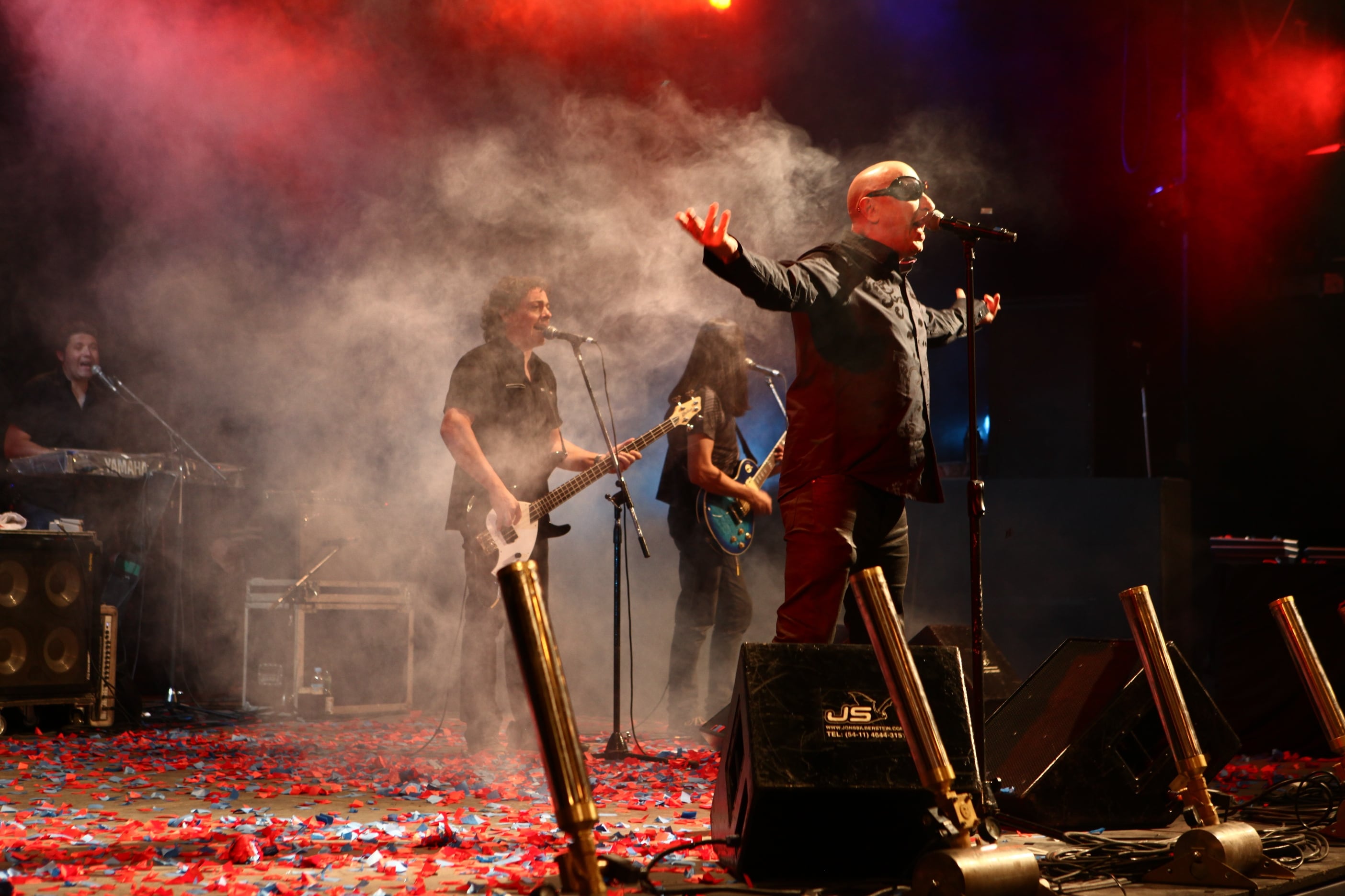 La Mosca en el festejo. (Foto: Ideas del Sur/Leandro Montini)