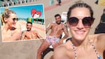 La Navidad playera de Mica Viciconte y Fabián Cubero en Mar del Plata: Disfruten con amigos y la familia