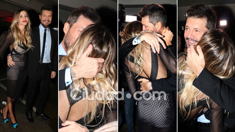 La noche de besos y romance de Marcelo Tinelli y Guillermina Valdés en el BAFWeek. (Foto: Movilpress)