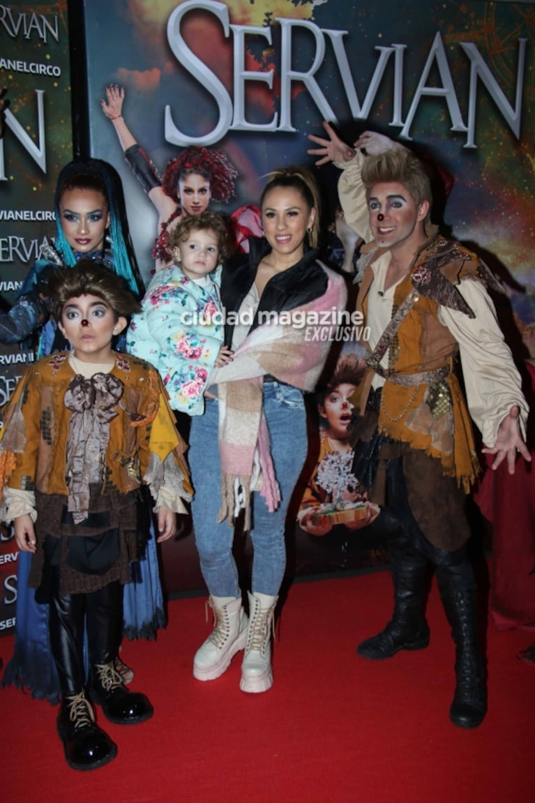 La noche de circo de los famosos con sus hijos: las fotos de Jésica Cirio, Juana Repetto, Barby Silenzi y más figuras