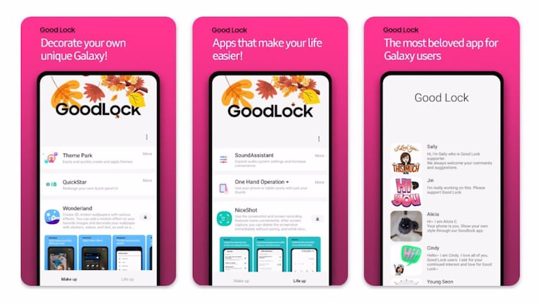 La novedad de Samsung sobre su app de personalización Good Lock que todos esperabam