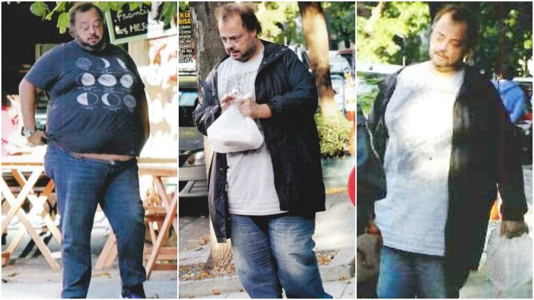 La nueva vida de Cabito tras bajar 47 kilos luego de someterse a un bypass gástrico (Fotos: revista Paparazzi)