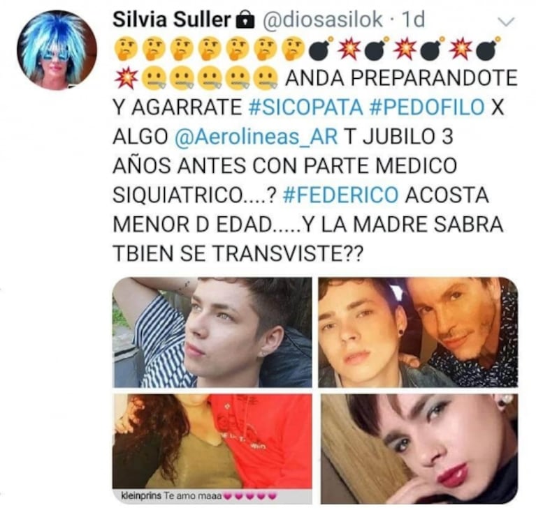 La palabra de Guido Süller, luego de que Silvia lo acusara de pedófilo: "Ella es la psiquiátrica acá"