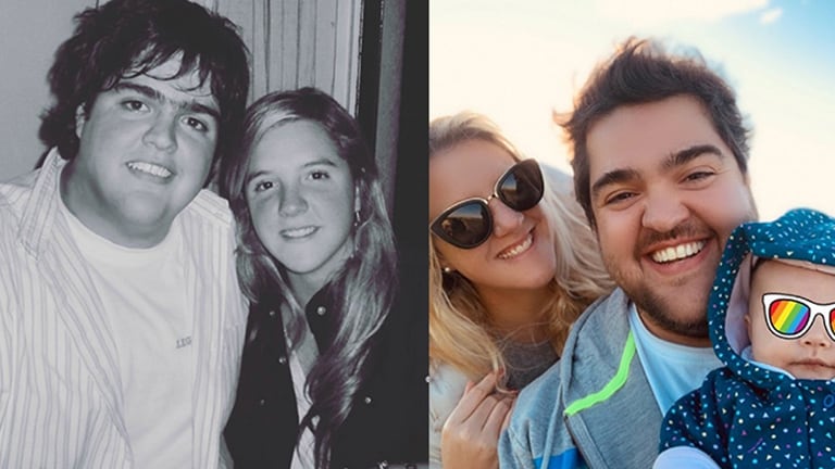 La pareja se conoce desde los 15.