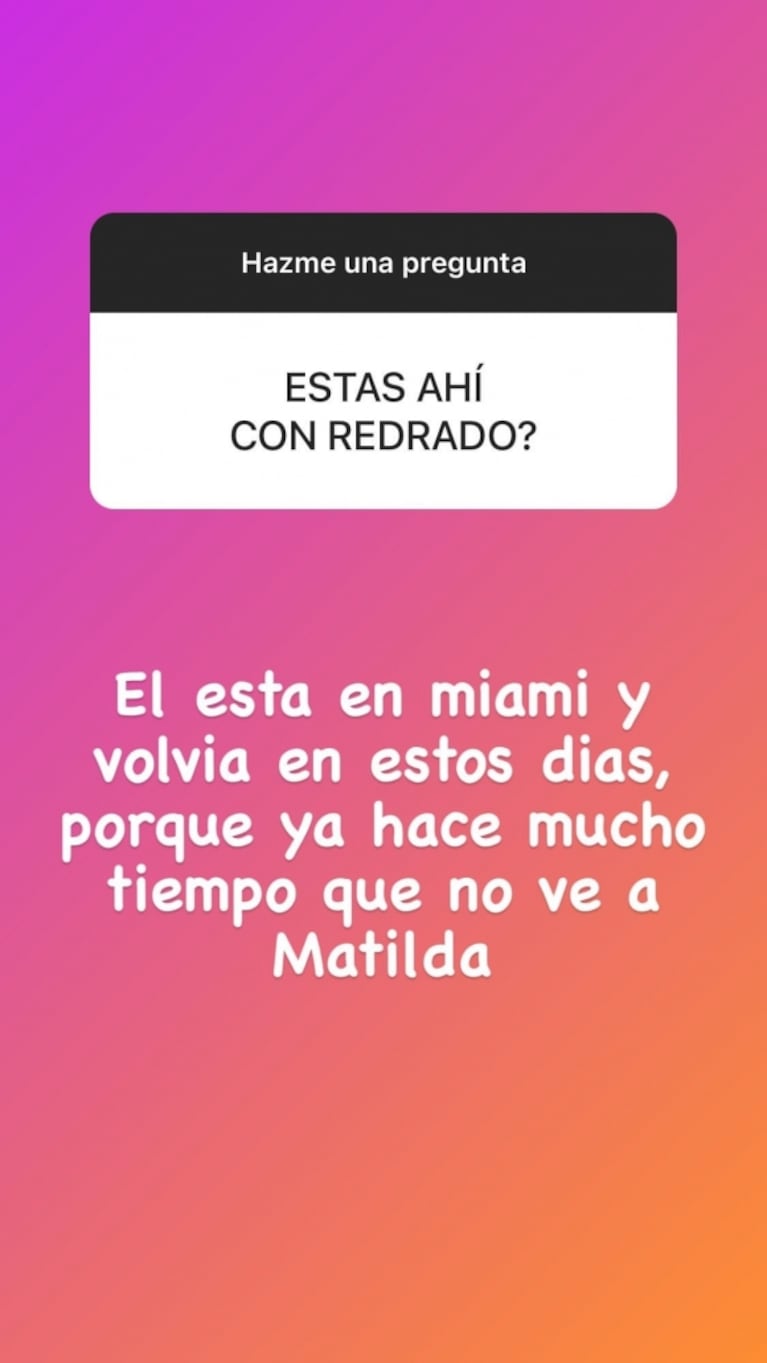 La pícara confirmación de Luciana Salazar sobre su reconciliación con Redrado: "Fue contacto estrecho, estrecho"