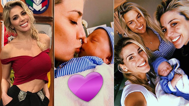 La pícara foto de Virginia Gallardo con Francisco, el hijo de Ailén Bechara: Hay chape con ojos cerrados