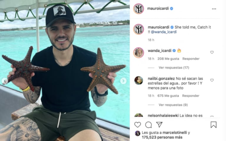 La polémica actitud de Mauro Icardi en su viaje con Wanda Nara que molestó a sus seguidores