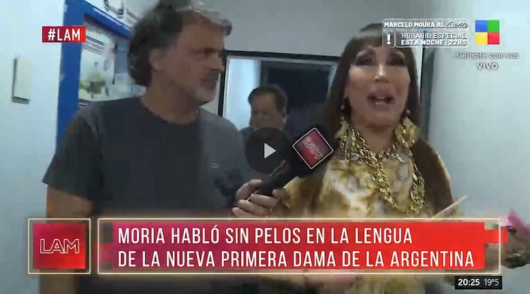 La polémica reacción de Moria Casán al enterarse de que Fátima Florez será la primera dama