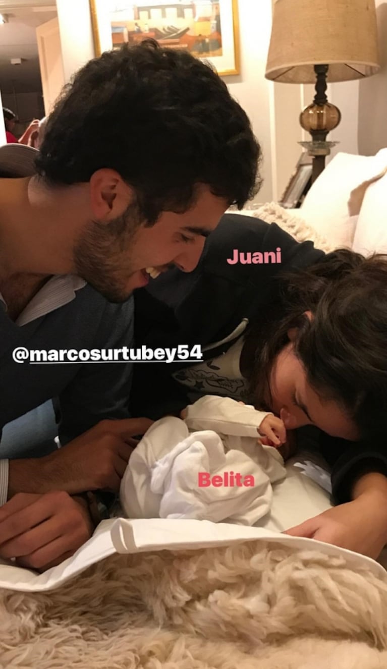 La postal más tierna de Isabel Macedo y Urtubey junto a su beba: "Locos de amor"