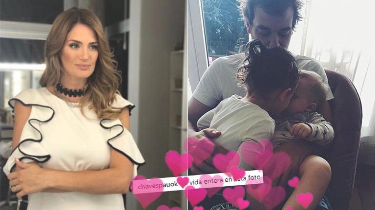 La postal súper tierna que derritió de amor a Paula Chaves (Foto: Instagram)