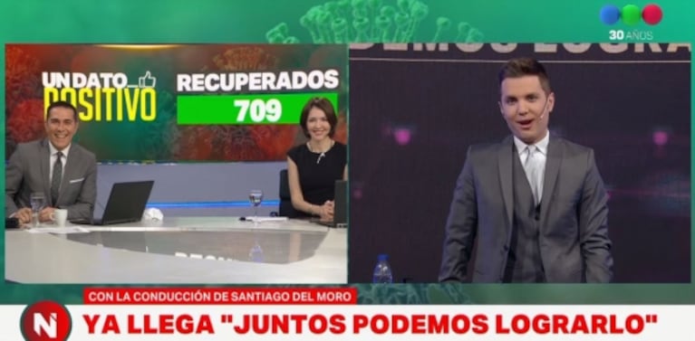 La pregunta al hueso y en vivo de Santiago del Moro a Cristina Pérez: "¿Por qué te separaste?"