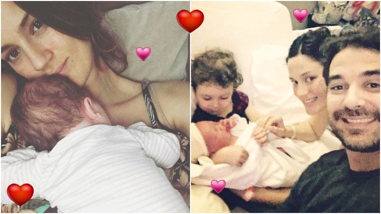 La primera foto de Paula Chaves con Baltazar tras la internación de su pequeño (Fotos: Instagram)