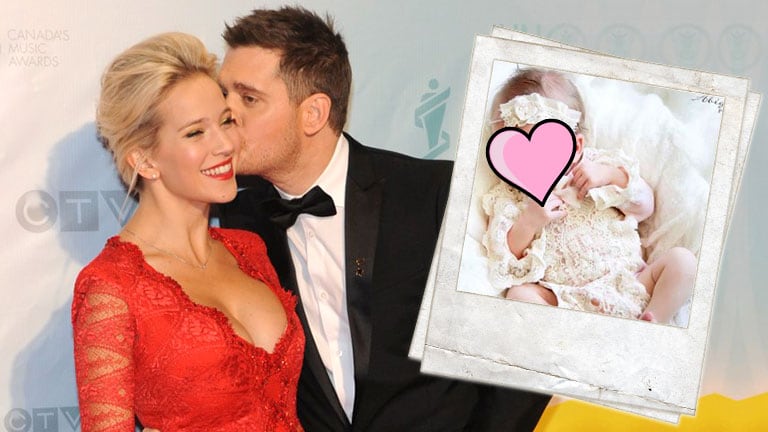 La primera foto del rostro de Vida, la hija de Luisana Lopilato y Michael Bublé