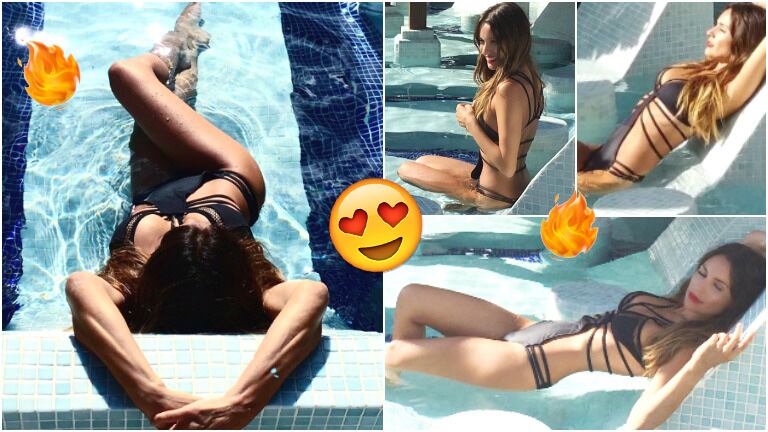 La producción súper sensual de Pampita en Punta Cana (Fotos: Twitter)