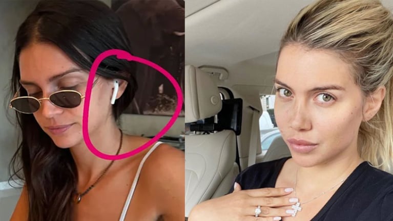 La queja de Wanda Nara al ver a Zaira con auriculares durante su tarde juntas.