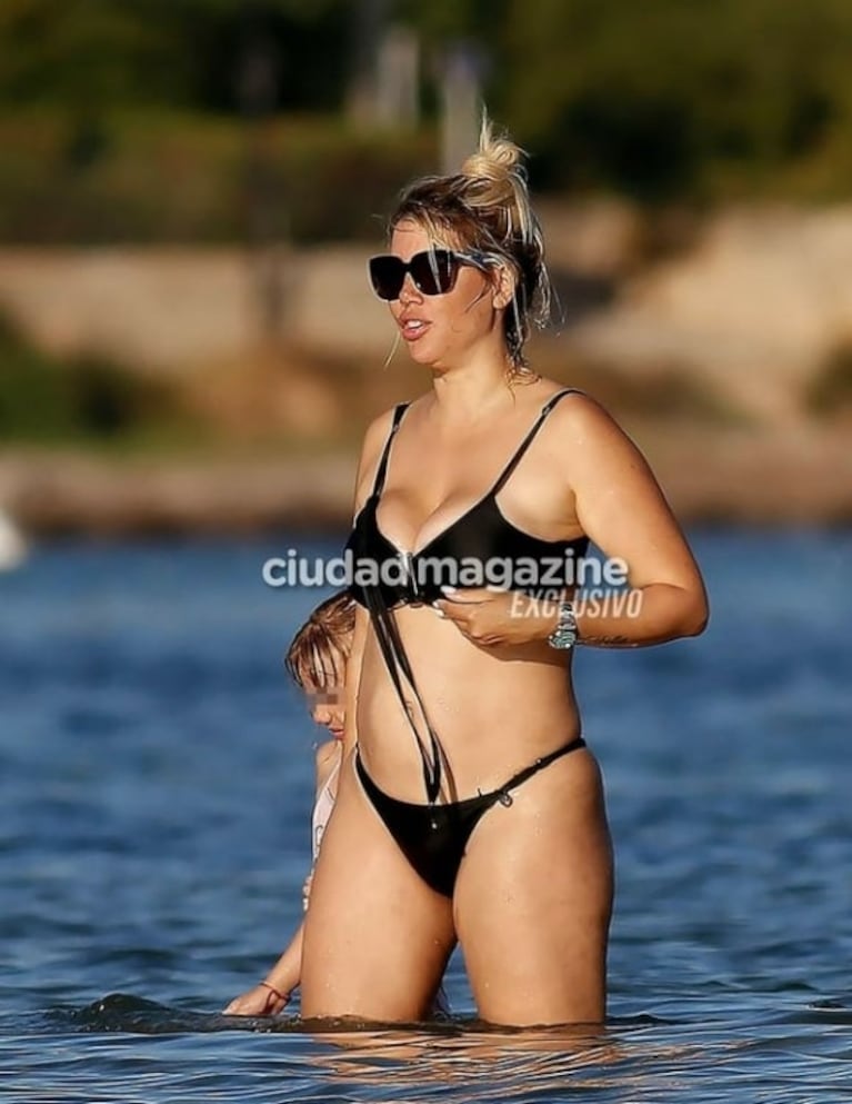 La reacción de Barby Franco al ver las fotos de Wanda Nara al natural en Ibiza