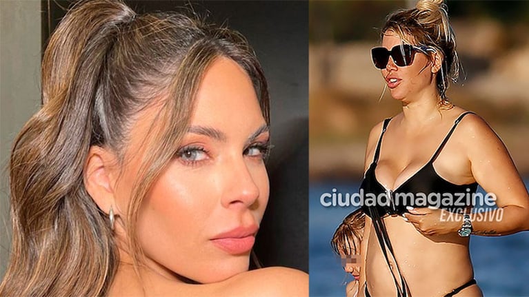 La reacción de Barby Franco al ver las fotos de Wanda Nara al natural en Ibiza