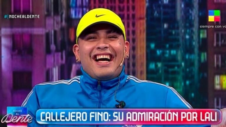 La reacción de Callejero Fino ante una pregunta íntima sobre Lali: "¿De dónde sacaste la información?"