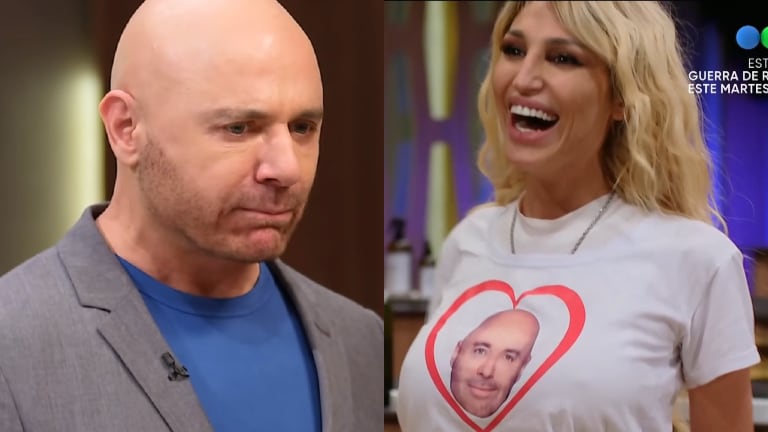 La reacción de Germán Martitegui por la remera de Vicky Xipolitakis en MasterChef: Ya estoy mejor