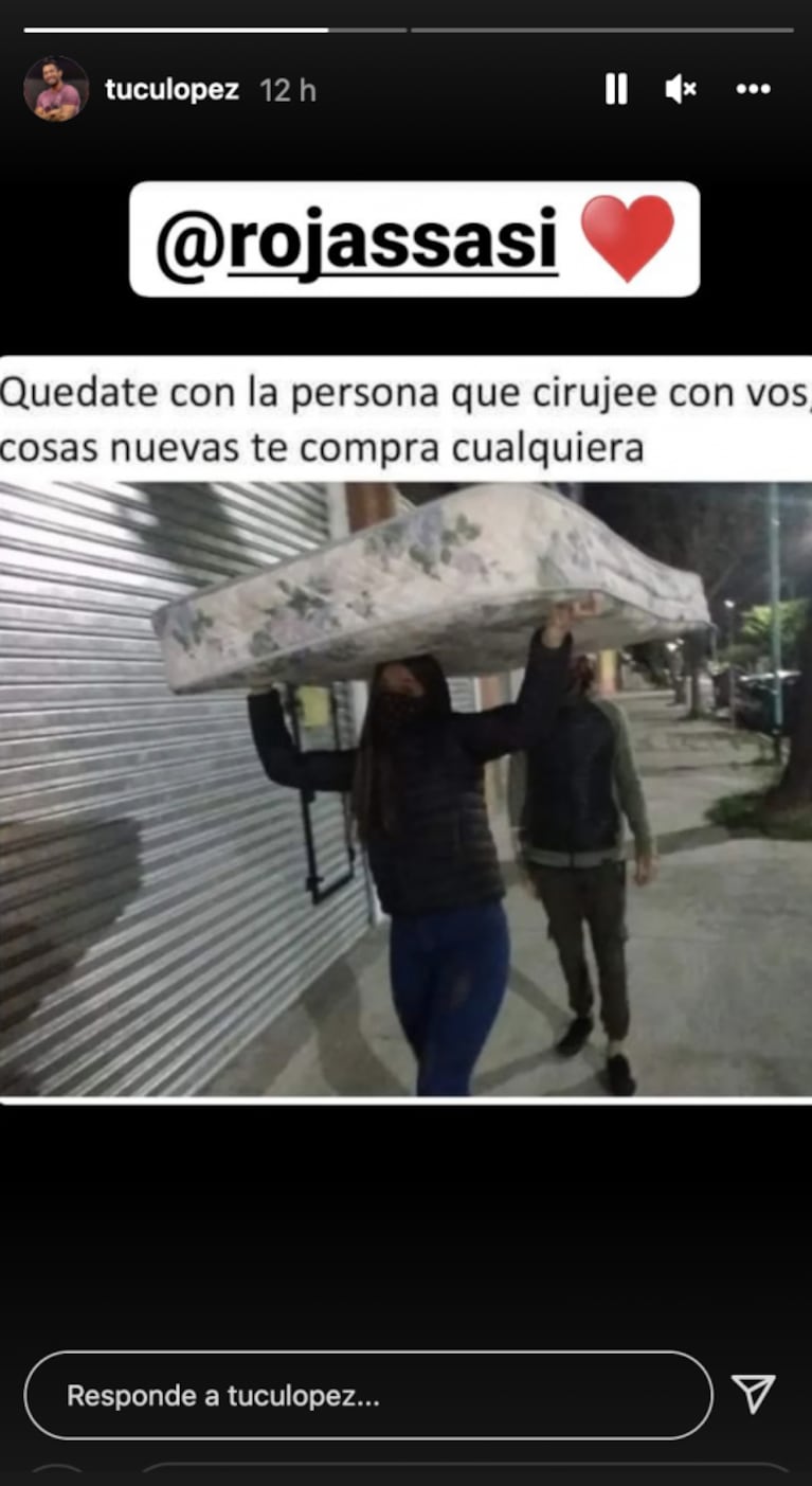 La reacción de Sabrina Rojas cuando el Tucu López se lleva lo que encuentra en la calle: "Quedate con la persona que cirujee con vos"