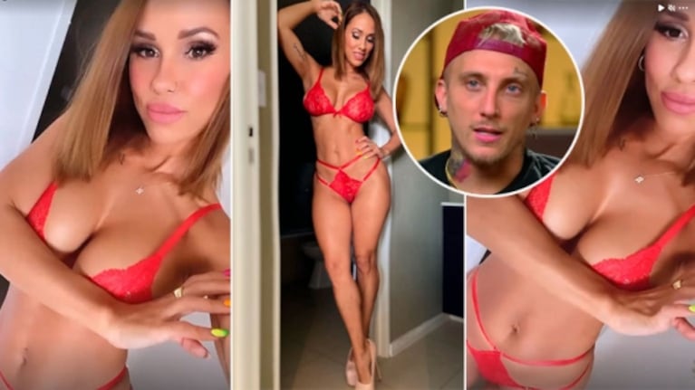 La reacción del Polaco al ver las imágenes súper sexies de Barby Silenzi en ropa interior: "Un fuego"