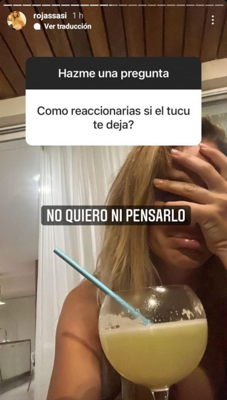 La respuesta de Sabrina Rojas cuando le preguntaron qué haría si Tucu López la deja: "No quiero ni pensarlo"