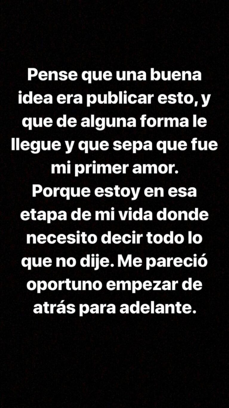 La romántica confesión de Fede Bal… ¡a su primer amor de la infancia: "Era bailarina y lloraba por ella"