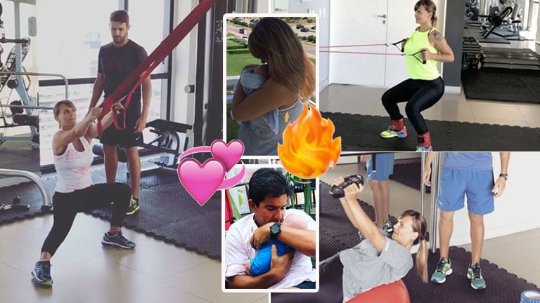 La rutina fitness de Amalia Granata, a menos de dos meses de dar a luz (Foto: Instagram)