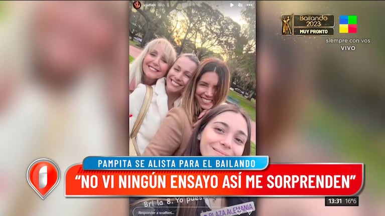 La salida de Pampita con su exsuegra