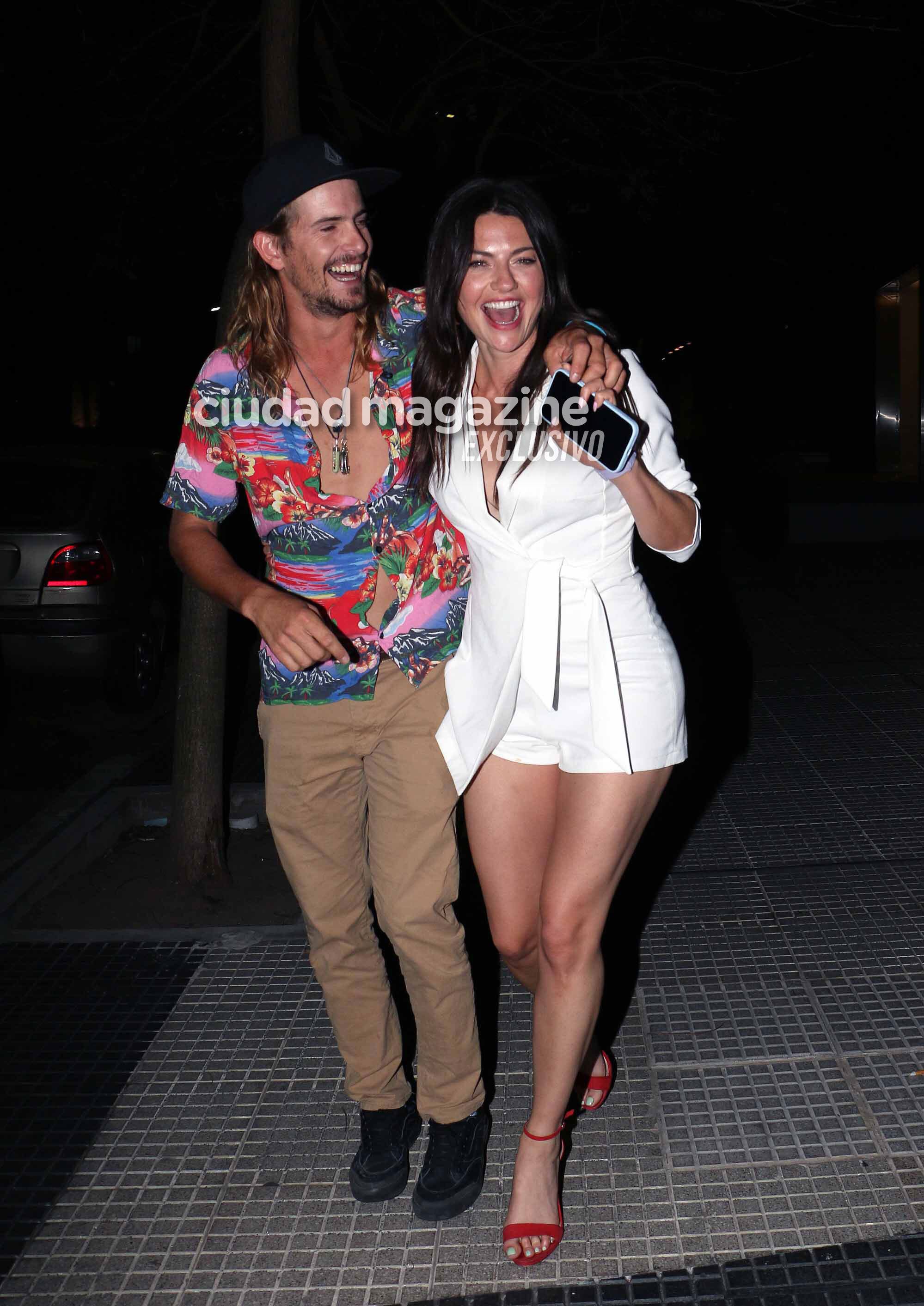  La salida nocturna de Jujuy Jiménez con su nuevo novio Bautista Bello (Foto: Movilpress)