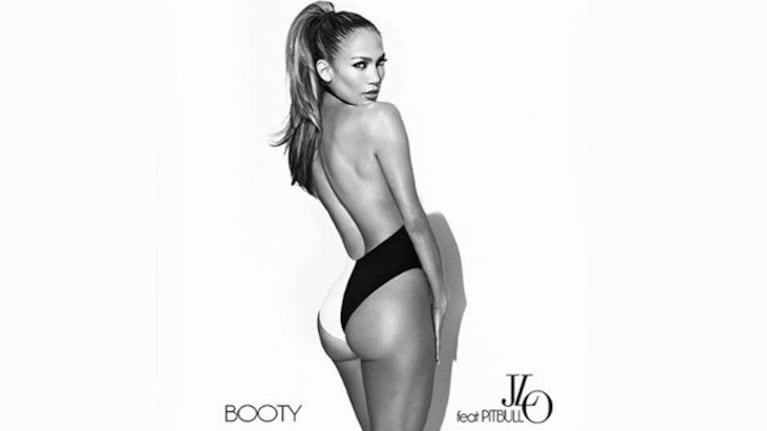 La sensual tapa de Booty, el último disco de Jennifer López. (Foto: Web)