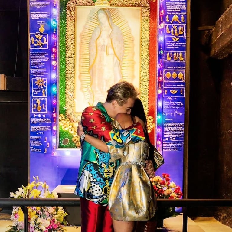 La sorpresiva reconciliación de Cristian Castro con su novia cordobesa y su paso por la iglesia