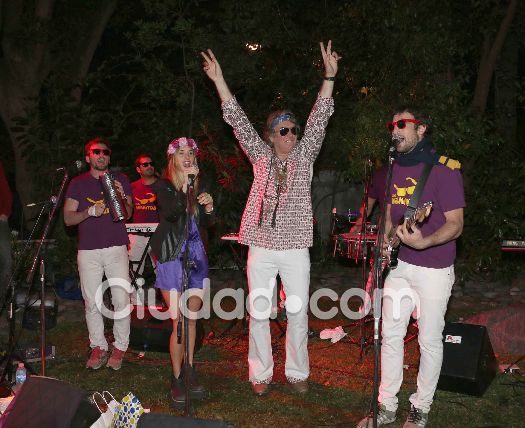 La súper fiesta 'hippie chic' de Pancho Dotto por sus 60 años. (Foto: Movilpress)