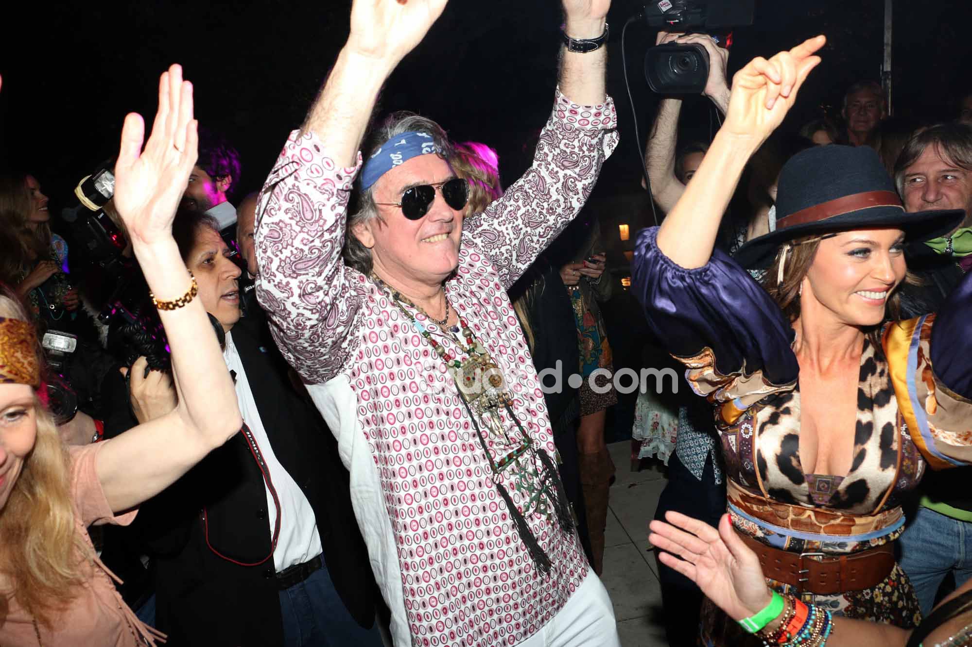 La súper fiesta 'hippie chic' de Pancho Dotto por sus 60 años. (Foto: Movilpress)