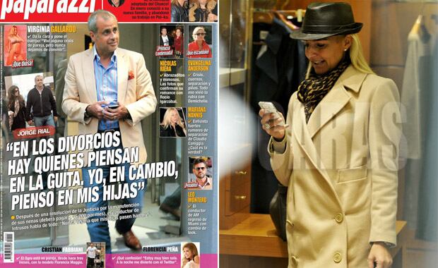 La tapa de Paparazzi que enojó a la empresaria. (Fotos: revistas Paparazzi y Caras)