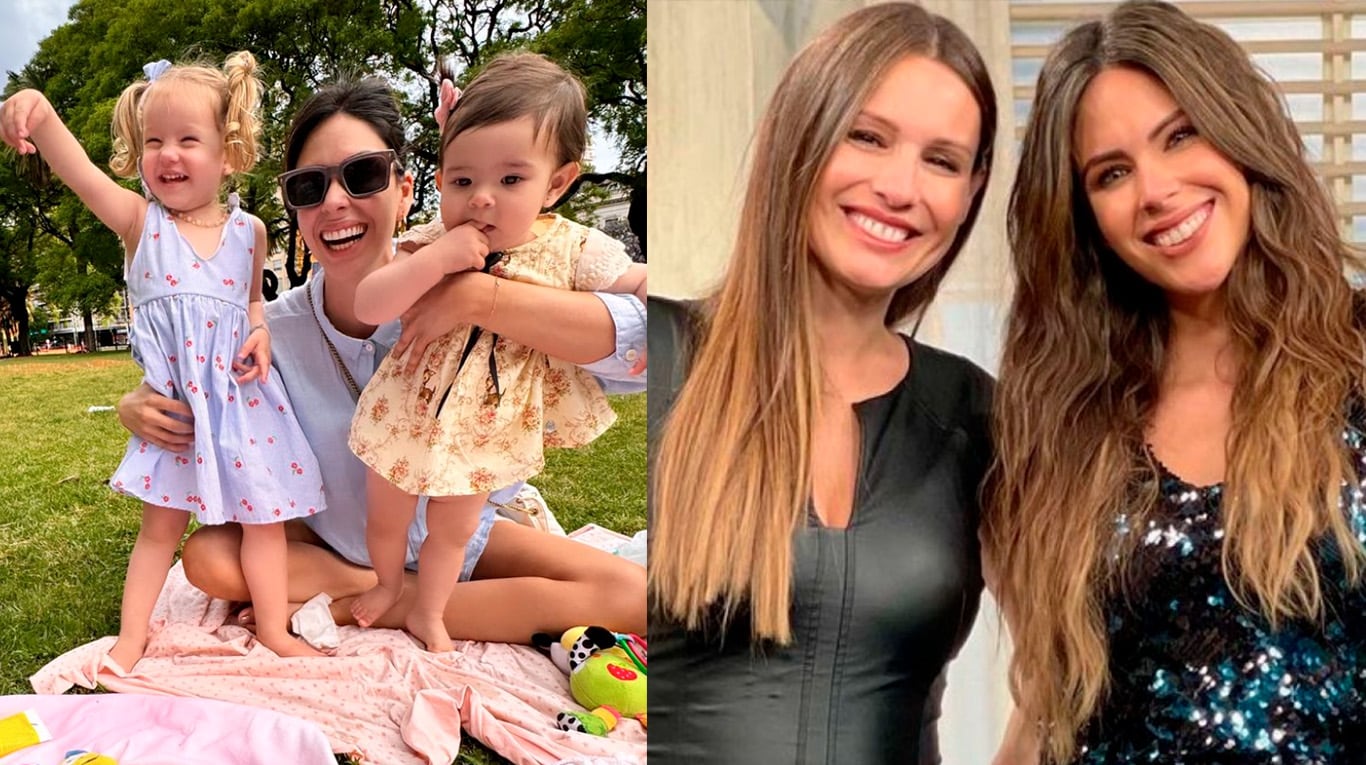 La tarde de juegos de Ana García Moritán y Sarah Burlando con Pampita y Barby Franco.