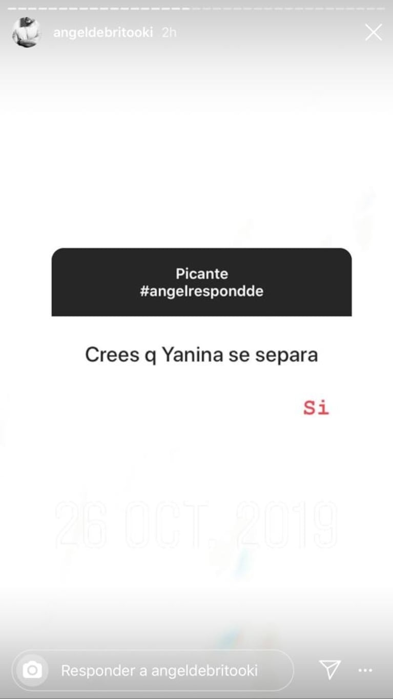 La 'teoría' de Ángel de Brito sobre la situación sentimental de Yanina y Diego Latorre: "Sí, se va a separar"