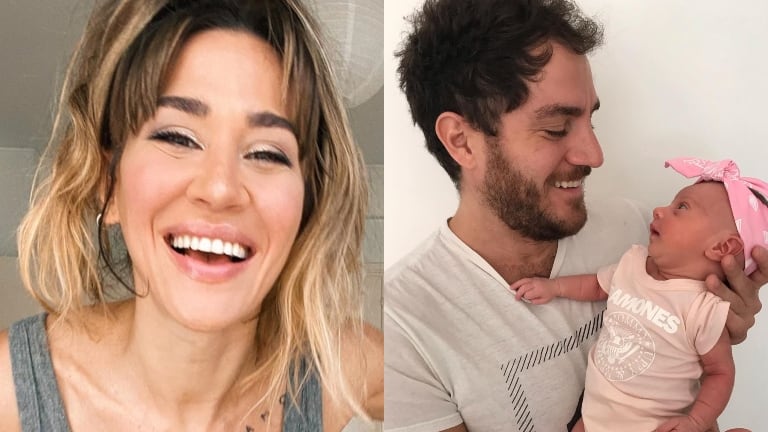 La tierna foto familiar de Jimena Barón conociendo a su sobrina: Con la nueva Barón