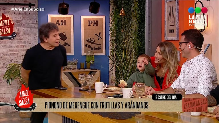 La tierna reacción de Luca, el hijo de Mica Viciconte y Fabián Cubero, al verse en la tele: “Está anonadado”