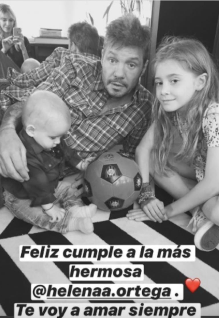 La torta y el mensaje que Marcelo Tinelli le regaló a Helena Ortega por su cumple: "Te voy a amar siempre"