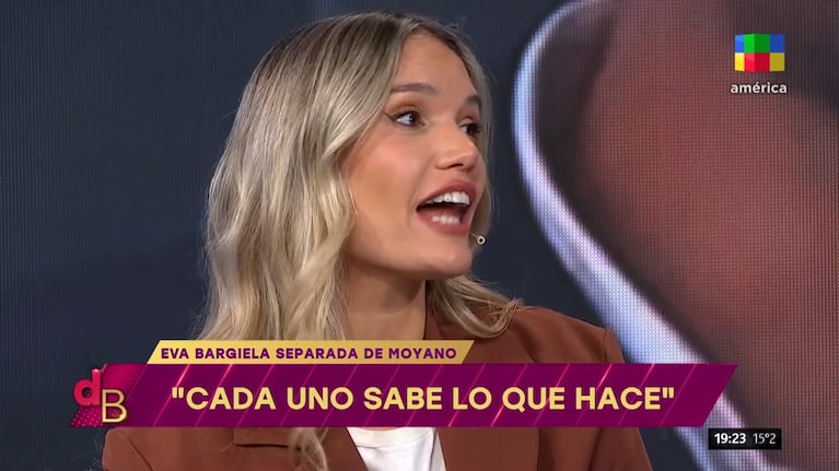 La tremenda reacción de Eva Bargiela cuando pusieron una foto de Facundo Moyano en pantalla