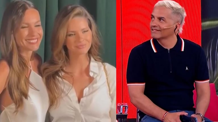 La tremenda reacción en vivo de Ángel de Brito al ver a Pampita a los abrazos con la China Suárez