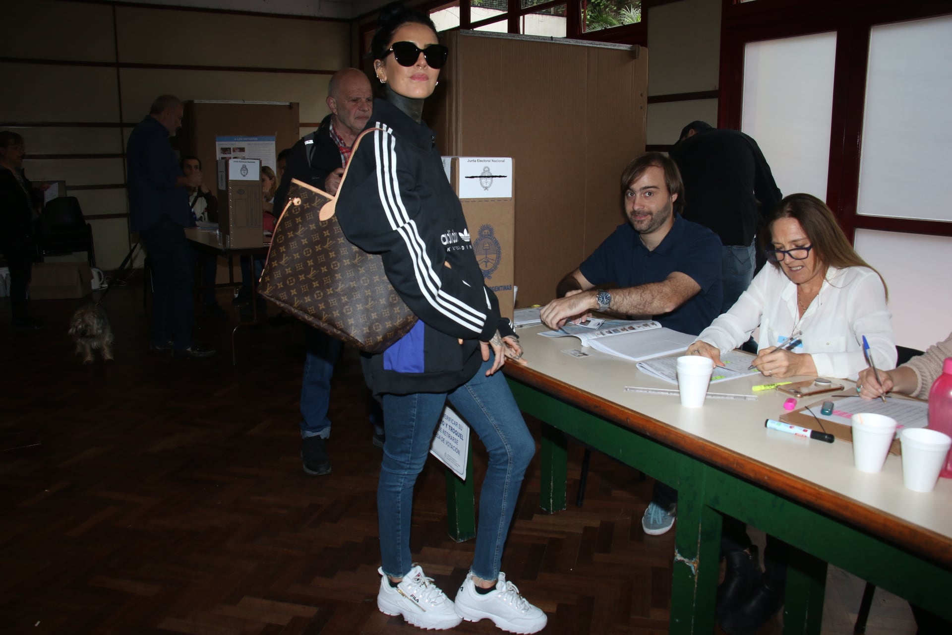 La votación de los famosos en las elecciones presidenciales 2019. (Foto: Movilpress)