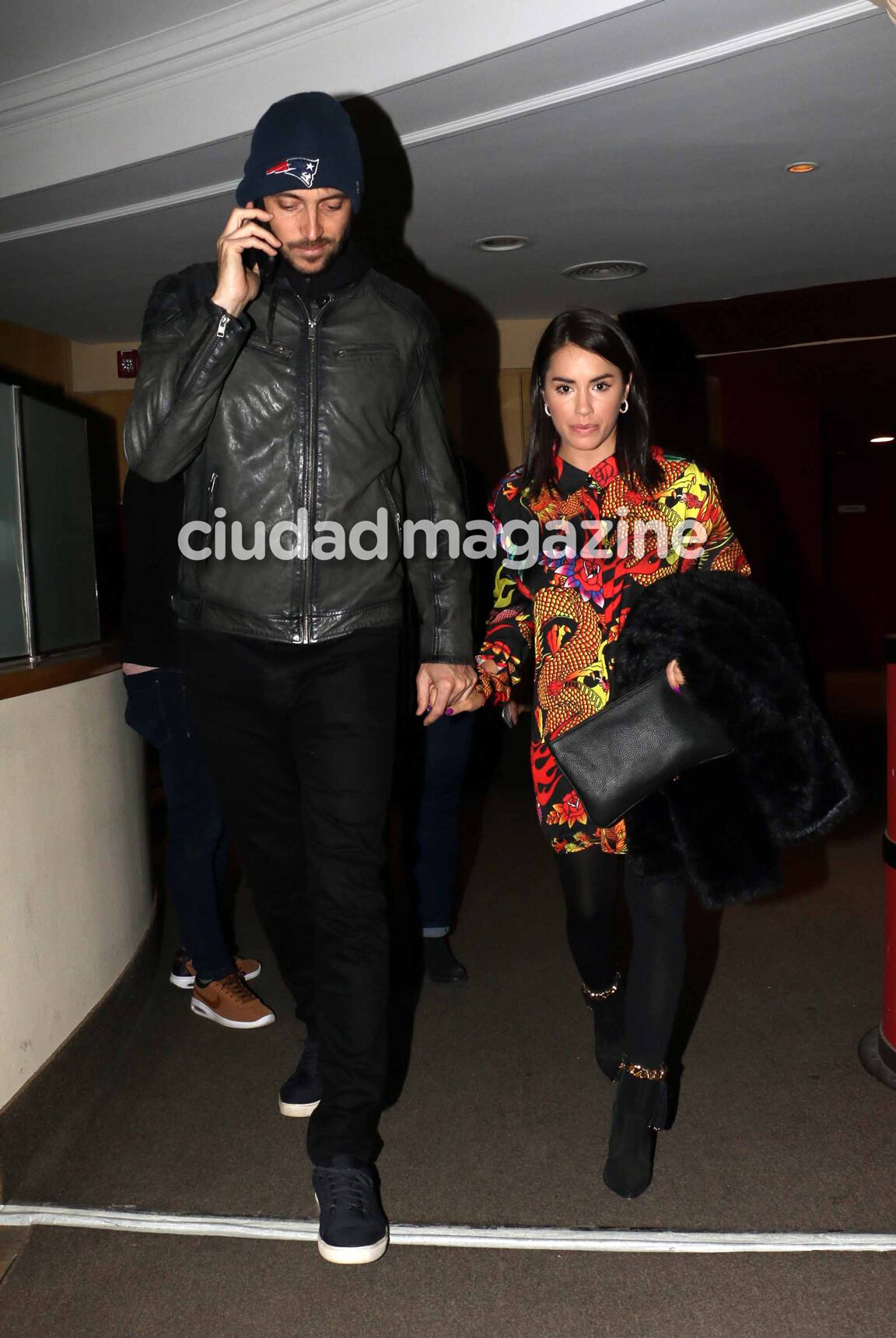 Lali con Santiago Mocorrea en la avant premiere de Claudia (Foto: Movilpress)