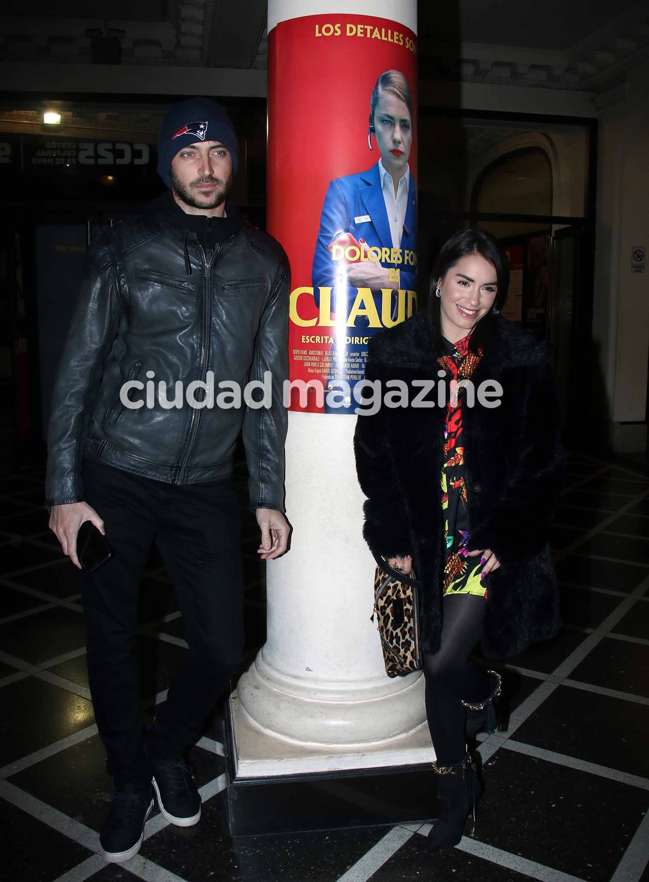 Lali con Santiago Mocorrea en la avant premiere de Claudia (Foto: Movilpress)