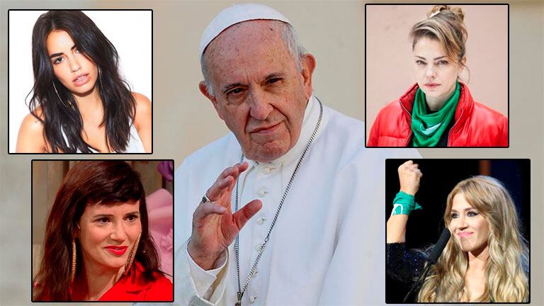 Lali, Dolores Fonzi, Jimena Barón y Griselda Siciliani duras con el papa Francisco por su mensaje por el Día de la Mujer