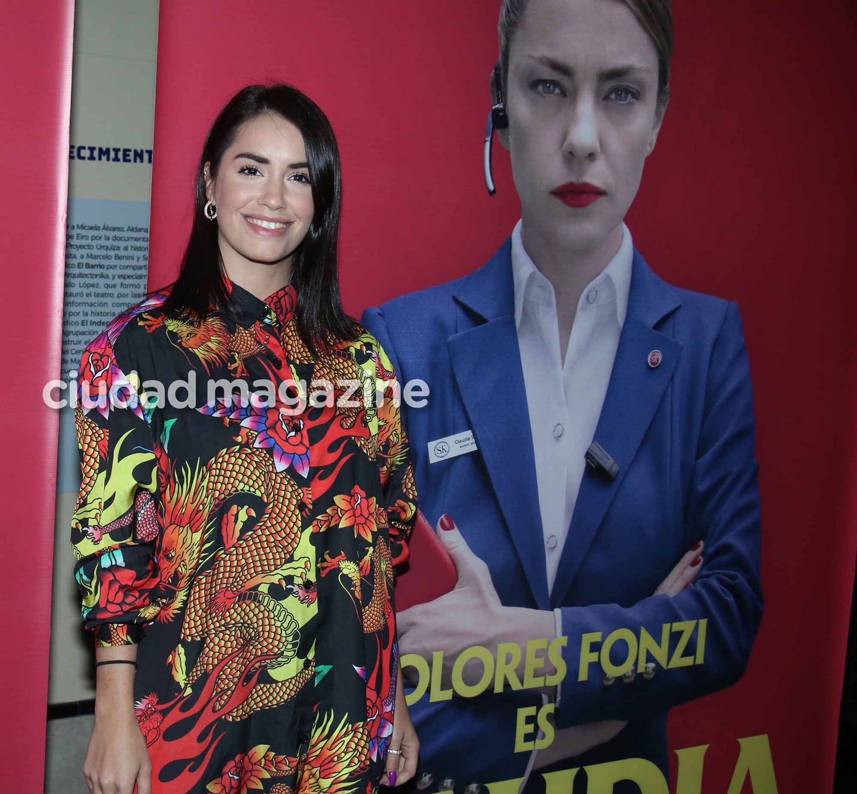 Lali en la avant premiere de Claudia (Foto: Movilpress)