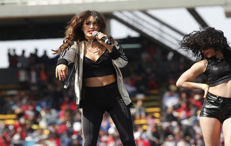 Lali Espósito brilló en el Estadio Kempes de Córdoba (Fotos: Prensa).