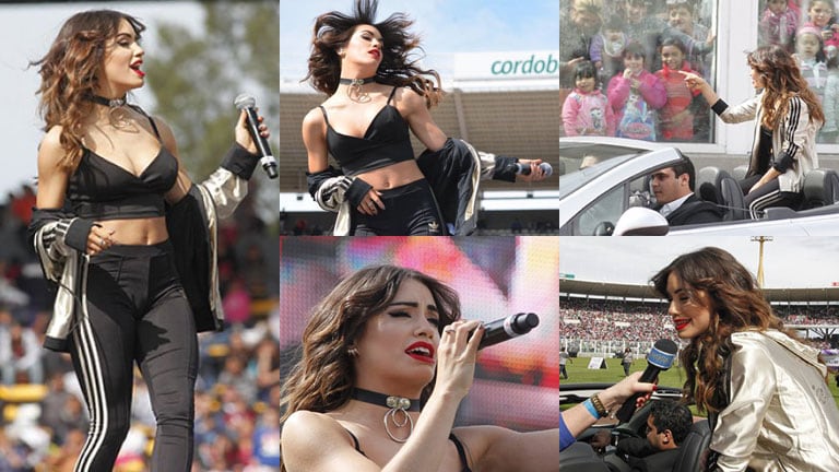 Lali Espósito brilló en el Estadio Kempes de Córdoba (Fotos: Prensa).